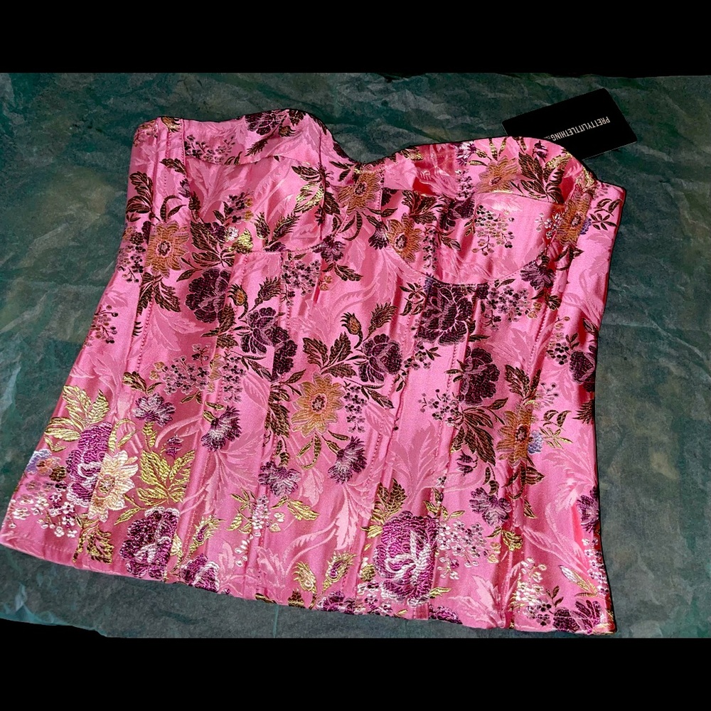 Pink Corset Top - Picture 1 of 3